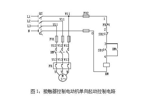 低压直接启动控制线路.jpg 低压直接启动控制线路.jpg